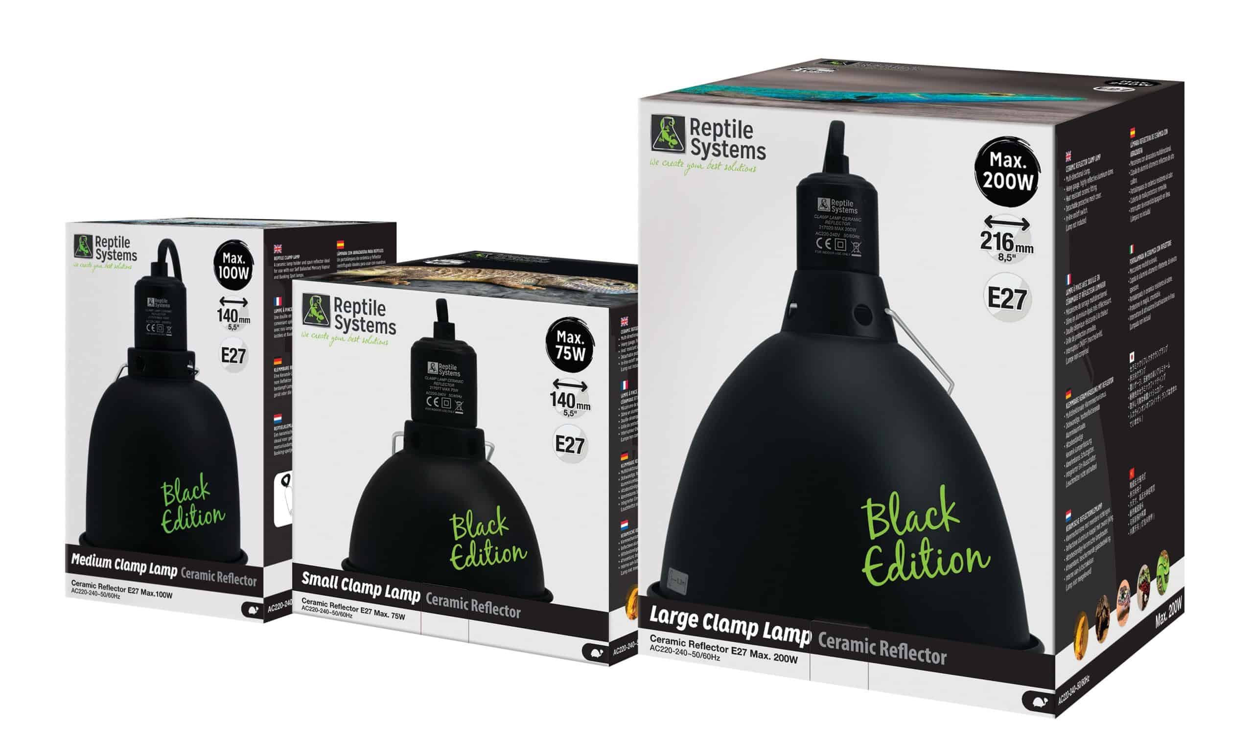 Reptile Systems Clamp Lamp 'Black Edition'
