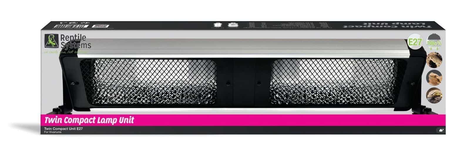 Reptile Systems Twin Compact Lighting Unit E27 - 60cm