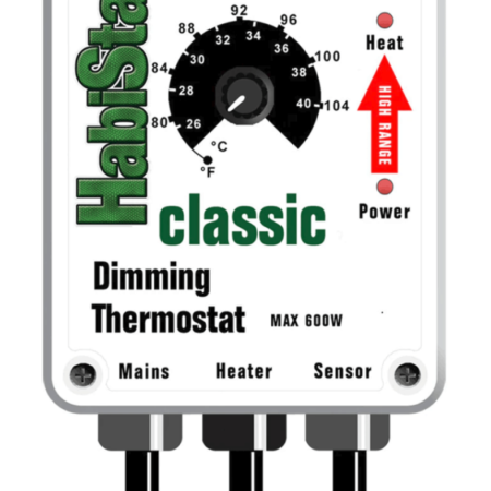 Habistat Dimming Thermostat - High Range (600w) White