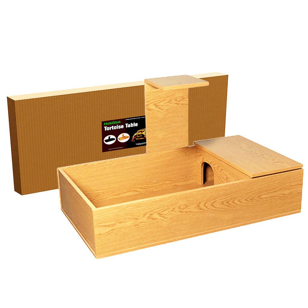 HabiStat Tortoise Table Oak/Black