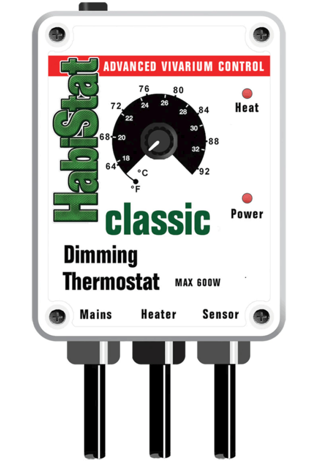 Habistat Dimming Thermostat (600w) White