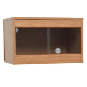 Monkfield 24x18x18 Vivarium Oak/Black
