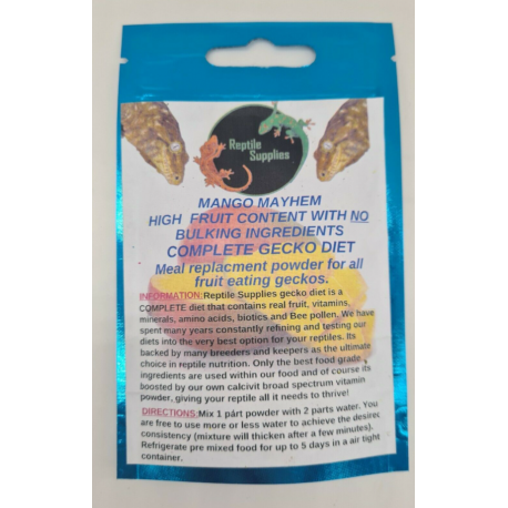 Reptile Supplies Gecko Diet - Mango Mayhem 60g - Image 2