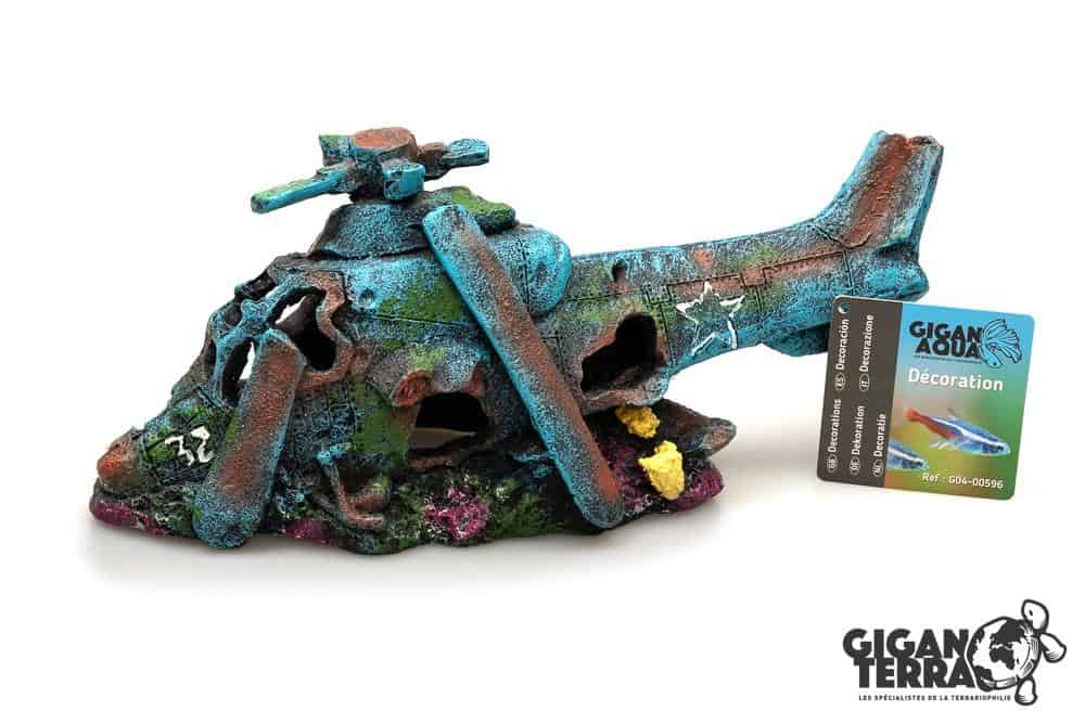 Giganterra Sunken Helicopter Ornament