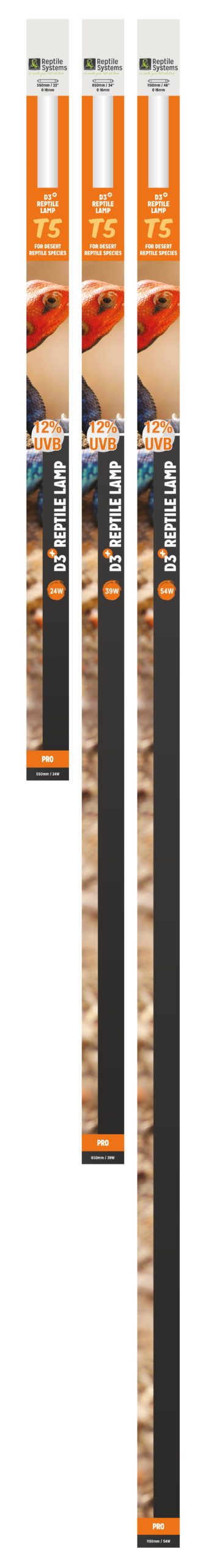 Reptile Systems 12% D3 T5 UVB Lamp