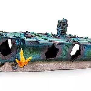 Giganterra Large Sunken Aircraft Carrier Ornament