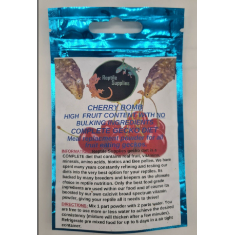 Reptile Supplies Gecko Diet - Cherry Bomb 60g - Image 2