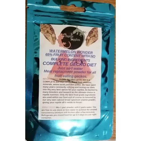 Reptile Supplies Gecko Diet - Watermelon Wonder 60g - Image 2